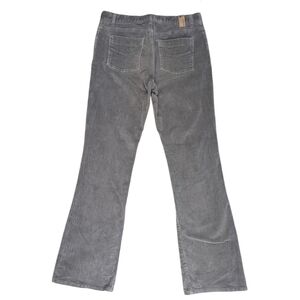Bluenotes womens‎ size 7 length 32 Grey Corduroy hiphugger Flared pants